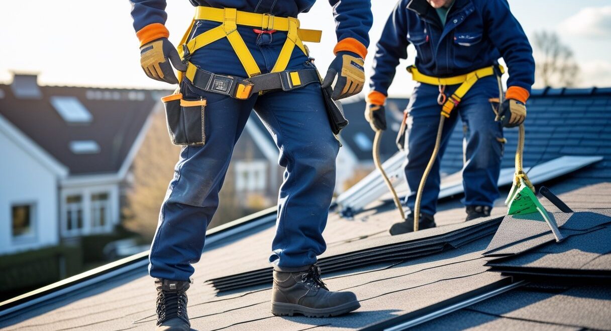 Praktisk arbejdstøj til tagdækning i Aalborg